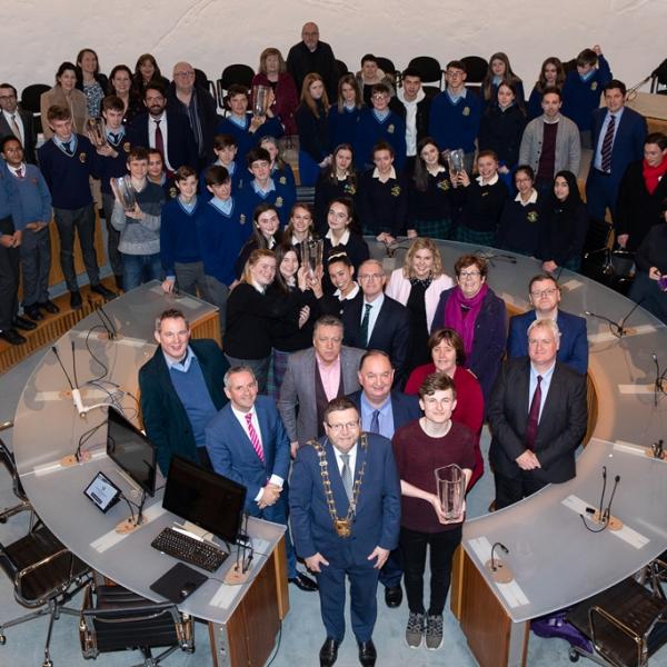 Young Scientists reception at County Hall in Swords.