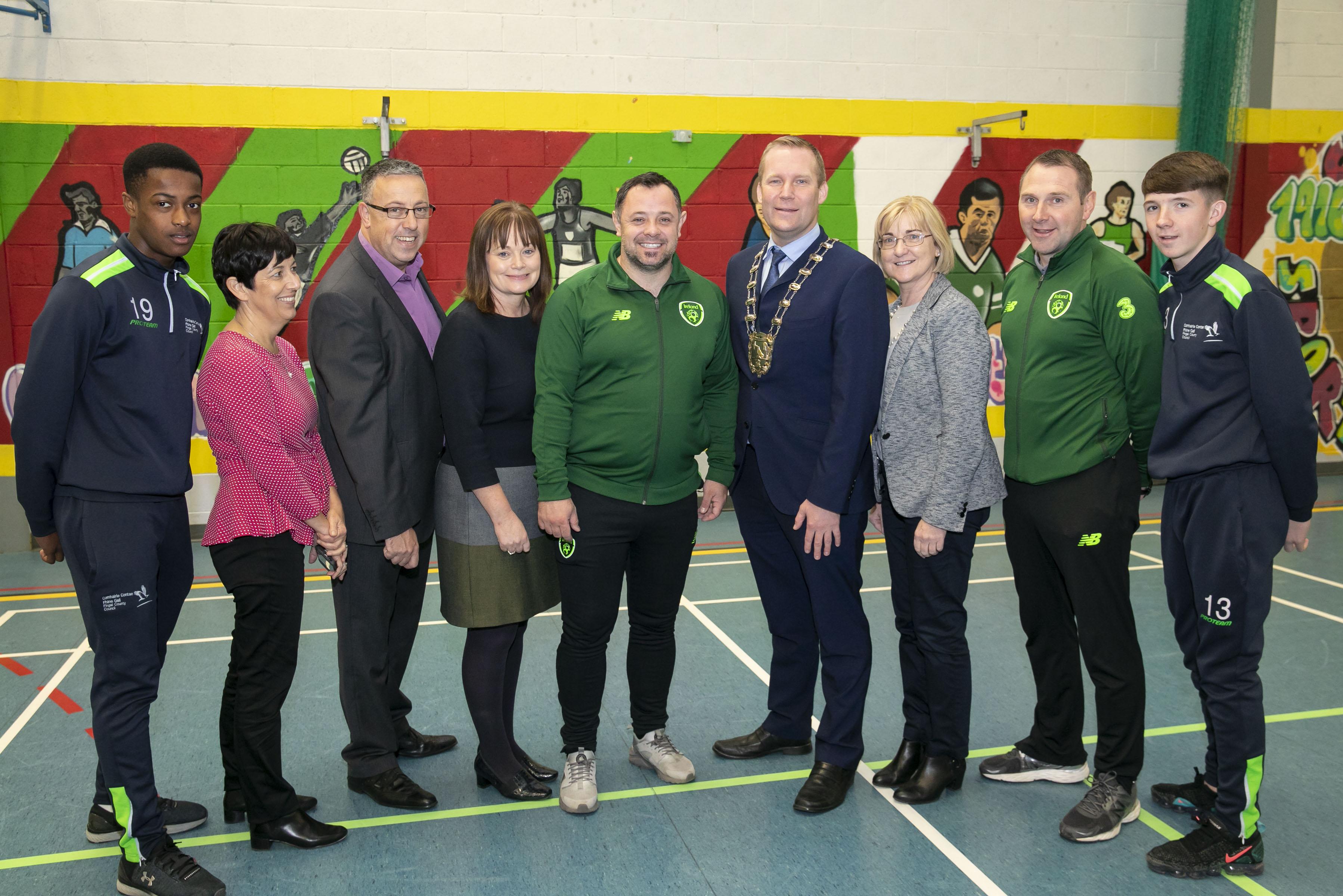 Fingal County Council and FAI launch TY Football Development Course 2019